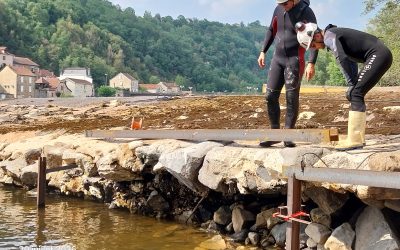 La SHEM procède à des travaux de réfection du barrage de Capdenac