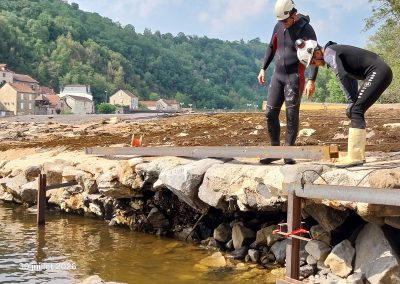 La SHEM procède à des travaux de réfection du barrage de Capdenac