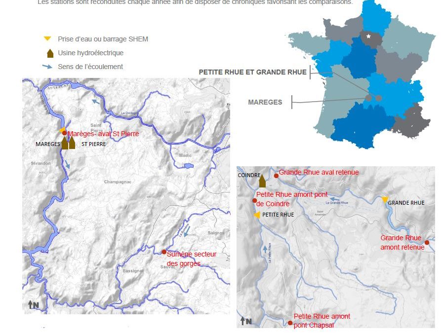 Rapport annuel suivi environnemental 2019 vallée de la Dordogne