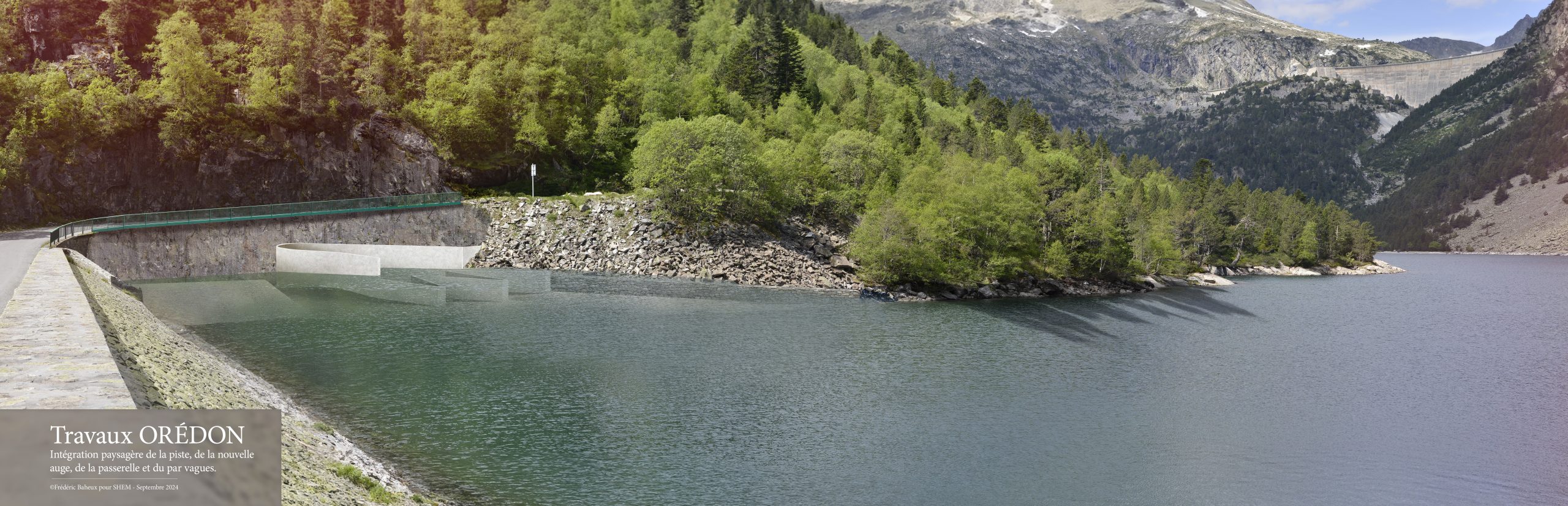 La SHEM renforce la sécurité du barrage d’Orédon