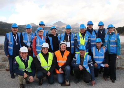Le 41e Congrès de l’ANEM : visite d’élus au barrage des Bouillouses