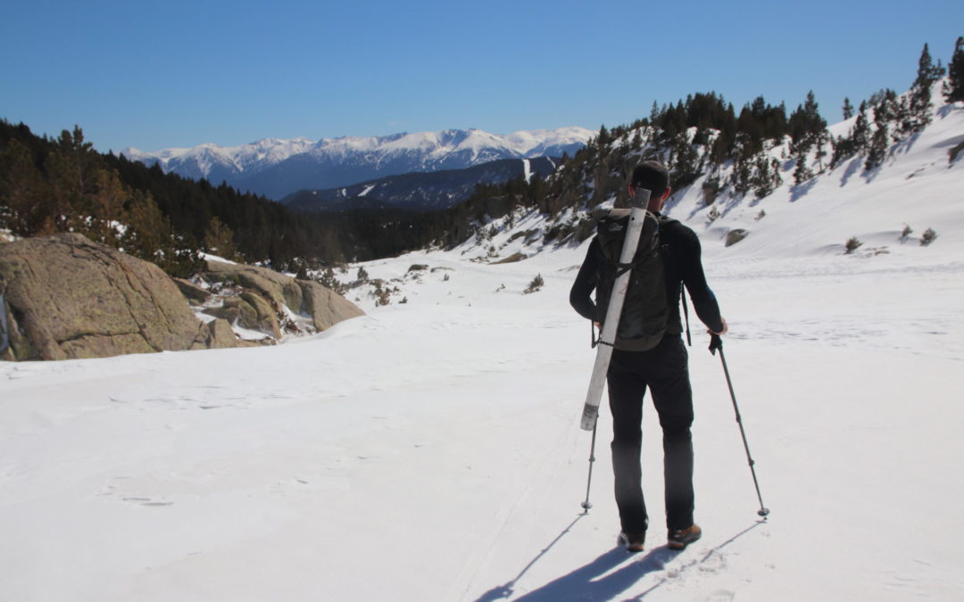 Pyrénées-Orientales : relevés de neige à la Cassagne