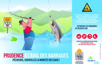 Ouverture de la pêche, la SHEM rappelle les règles de sécurité aux abords des ouvrages hydroélectriques