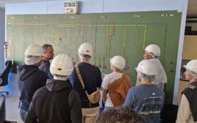 Les étudiants de l’IUT de Bayonne découvrent les métiers de l’hydroélectricité à la SHEM