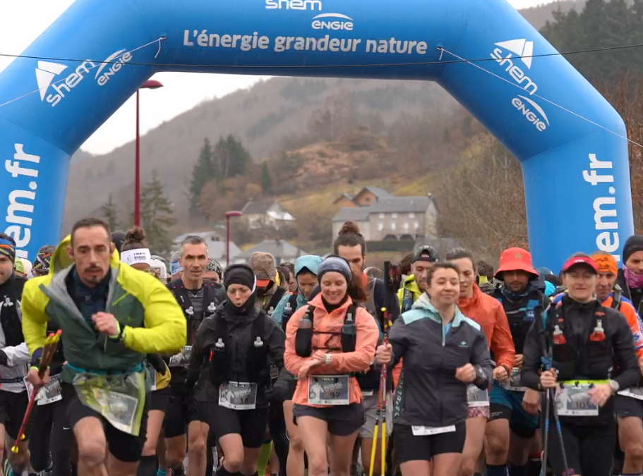 Retour en images sur le trail hivernal du Haut-Cantal 2025, un évènement sponsorisé par la SHEM